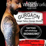 Angel Tattoo Design Studio in Gurgaon for best